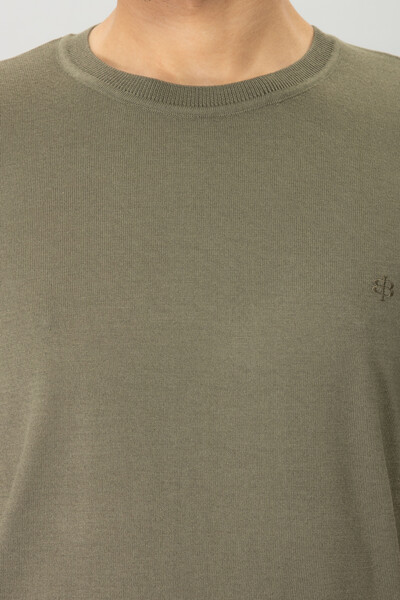 BELFOR - DUZ BISIKLET YAKA TRIKO TSHIRT HAKİ BELFOR - DUZ BISIKLET YAKA TRIKO TSHIRT HAKİ