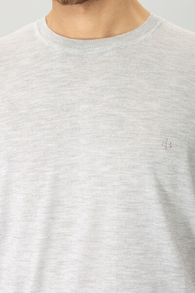 BELFOR - DUZ BISIKLET YAKA TRIKO TSHIRT GRİ BELFOR - DUZ BISIKLET YAKA TRIKO TSHIRT GRİ