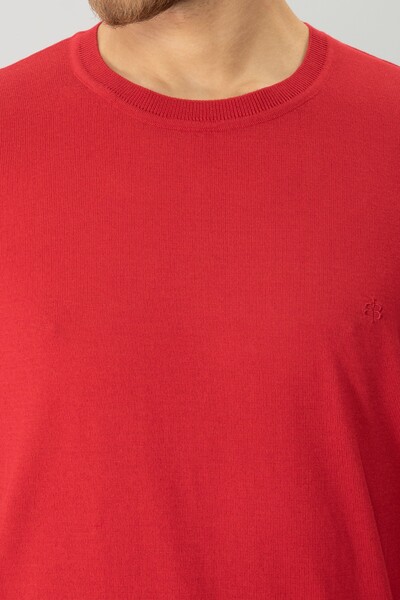 BELFOR - DUZ BISIKLET YAKA TRIKO TSHIRT KIRMIZI BELFOR - DUZ BISIKLET YAKA TRIKO TSHIRT KIRMIZI