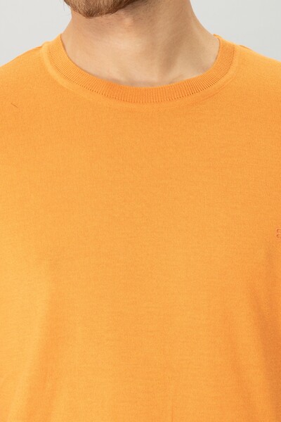 BELFOR - DUZ BISIKLET YAKA TRIKO TSHIRT TURUNCU BELFOR - DUZ BISIKLET YAKA TRIKO TSHIRT TURUNCU