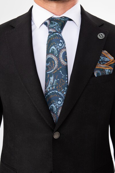 BELFOR - KLASIK DUZ TEK CEKET SİYAH