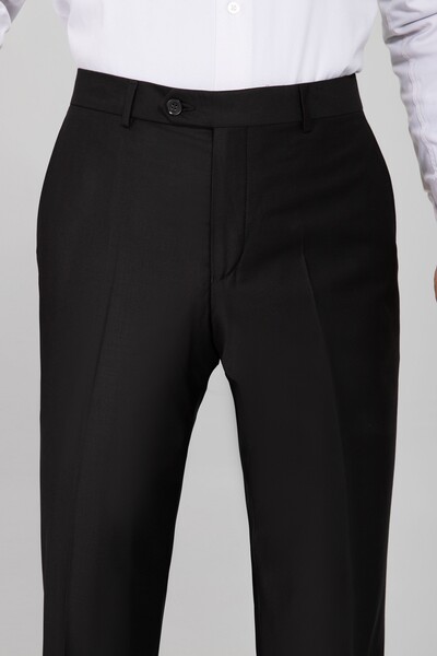 BELFOR - SLIMFIT DUZ TEK PANTOLON SİYAH BELFOR - SLIMFIT DUZ TEK PANTOLON SİYAH
