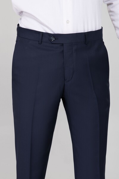 BELFOR - SLIMFIT DUZ TEK PANTOLON LACİVERT BELFOR - SLIMFIT DUZ TEK PANTOLON LACİVERT