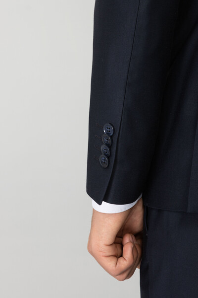 BELFOR - SLIMFIT DUZ YELEKLI TAKIM ELBISE LACİVERT BELFOR - SLIMFIT DUZ YELEKLI TAKIM ELBISE LACİVERT