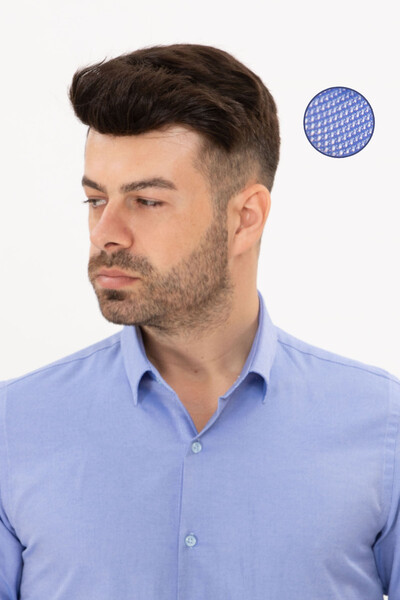 BELFOR - SLIMFIT GÖMLEK MAVİ