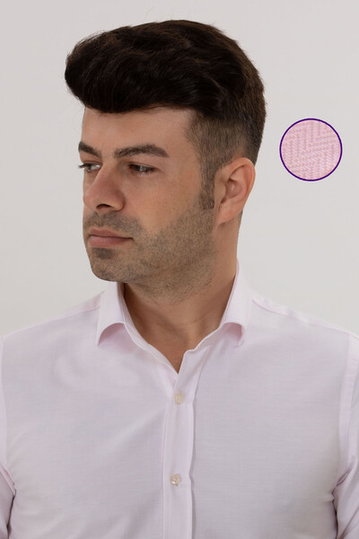 BELFOR - SLIMFIT GÖMLEK PEMBE