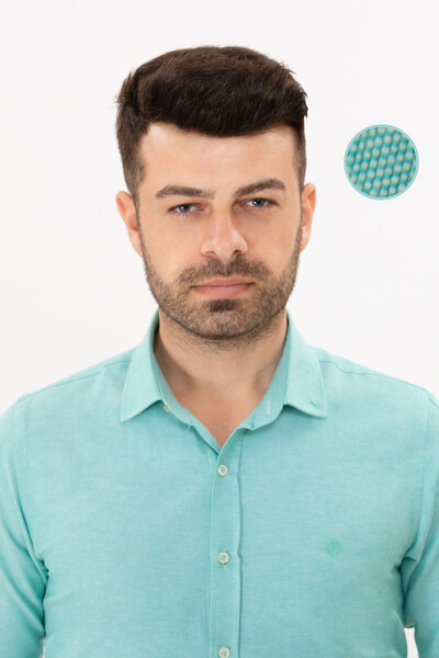 BELFOR - SLIMFIT GÖMLEK YEŞİL