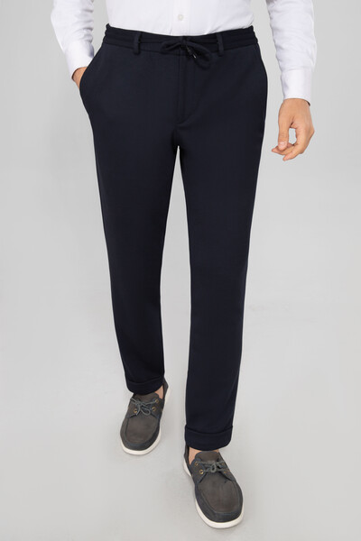 BELFOR - SLIMFIT PENYE TEK PANTOLON LACİVERT BELFOR - SLIMFIT PENYE TEK PANTOLON LACİVERT