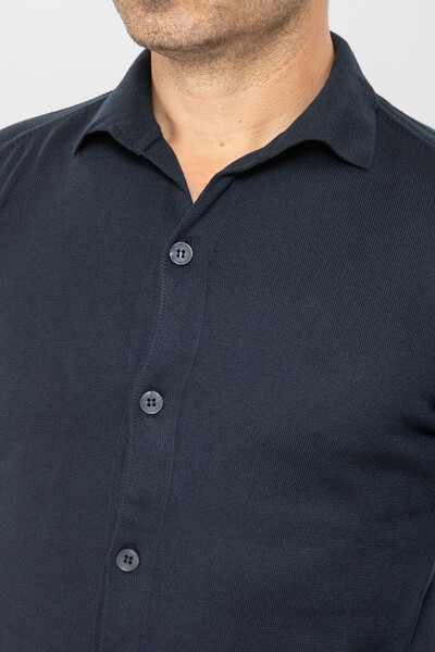 BELFOR - TRIKO GOMLEK LACİVERT BELFOR - TRIKO GOMLEK LACİVERT