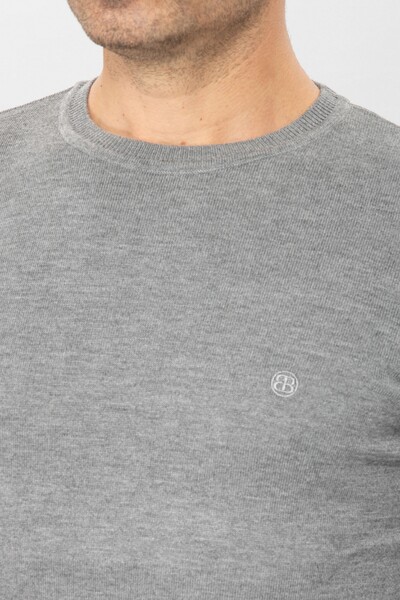 BELFOR - TRIKO KAZAK BISIKLET YAKA GRİ BELFOR - TRIKO KAZAK BISIKLET YAKA GRİ