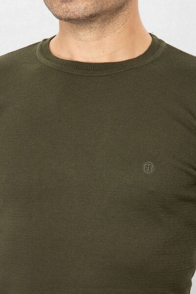 BELFOR - TRIKO KAZAK BISIKLET YAKA HAKİ BELFOR - TRIKO KAZAK BISIKLET YAKA HAKİ