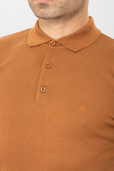 BELFOR - TRIKO KAZAK POLO YAKA DUGMELI Tarçın BELFOR - TRIKO KAZAK POLO YAKA DUGMELI Tarçın